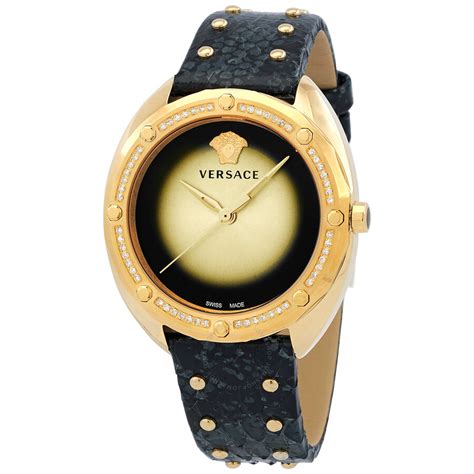 versace shadov|Versace Shadov Quartz Champagne Dial Ladies .